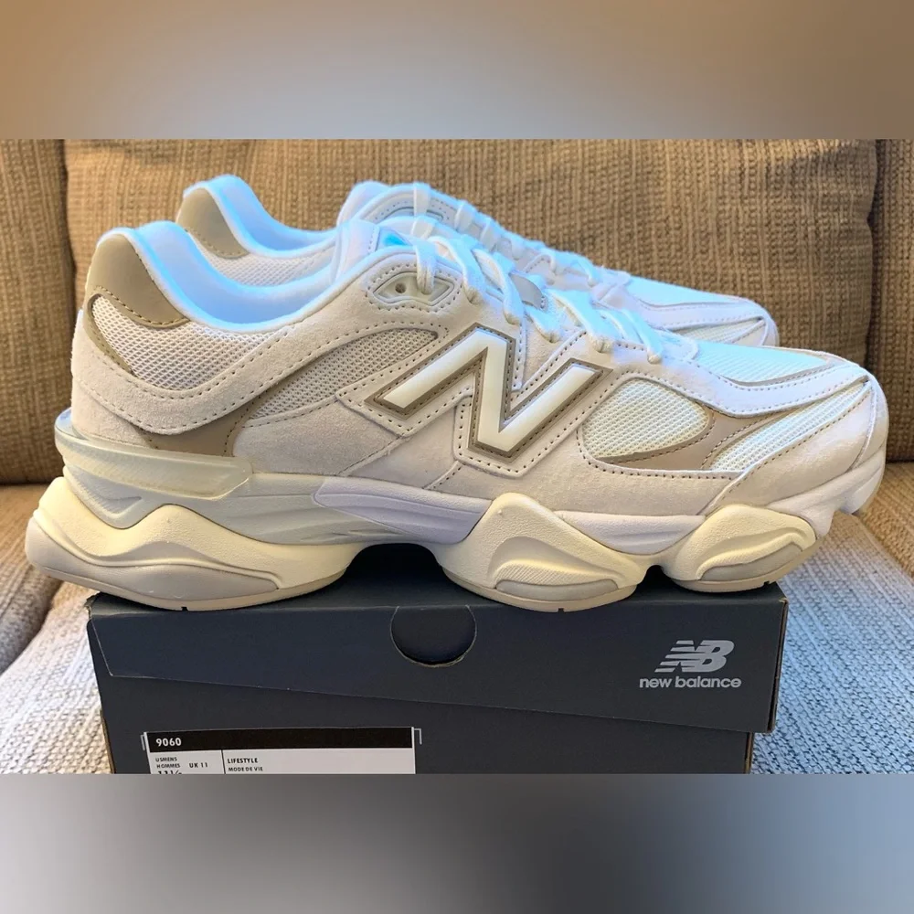 New Balance 9060 Sea Salt Brown - Men’s Size 9.5 - Shoes U9060JAM Sneakers NEW - Picture 3 of 14